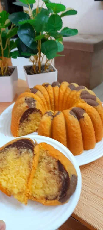 Marmer Cake 22 cm