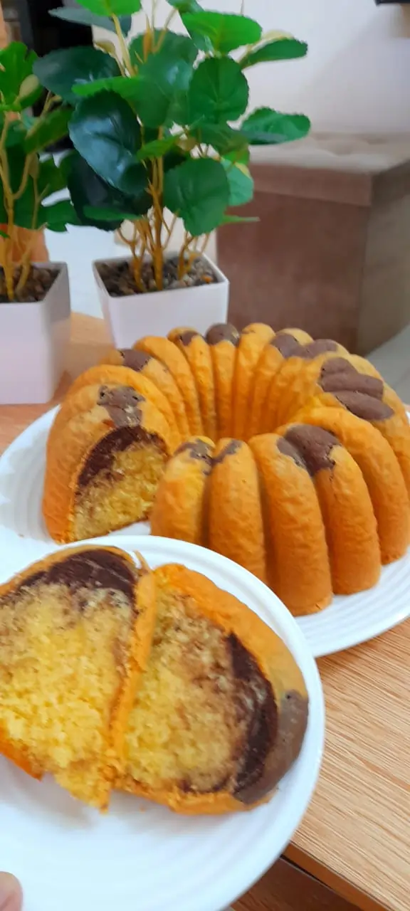 Marmer Cake 22 cm